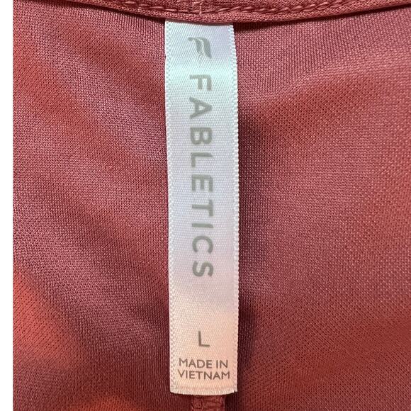 Fabletics Womens Large Lightweight Hooded Pullover II With Pocket Dark Rouge - Picture 3 of 11